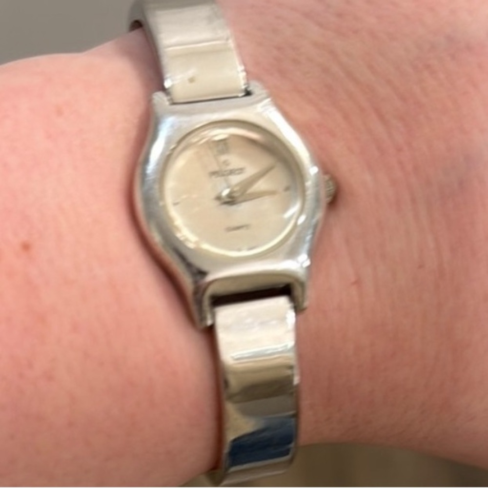 Vintage Peugeot Stylish Silver Bracelet Watch
